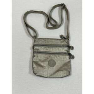 Kipling Brand Vintage Crossbody Bag Mini Small Purse GOLD/Champagne